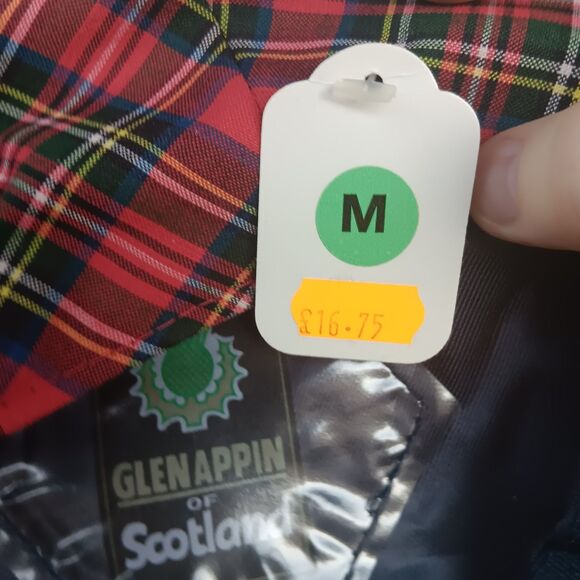 Glen Appin Of Scotland Hat Polyester Wool  Bend Red Plaid  Tartan County New - Picture 6 of 7